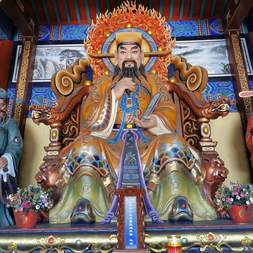 城隍爺靈籤神像