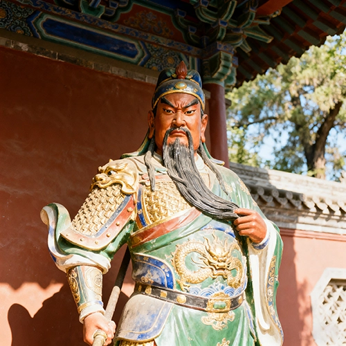 關聖帝君靈籤神像