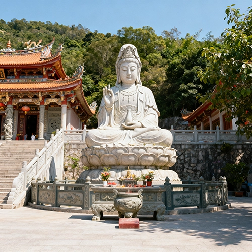 观音灵签神像