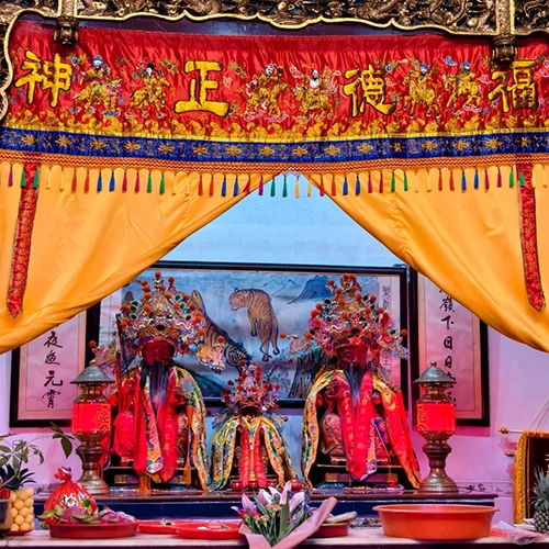 土地公靈籤神像