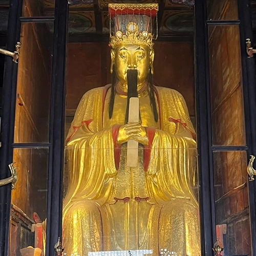 文昌帝君靈籤神像